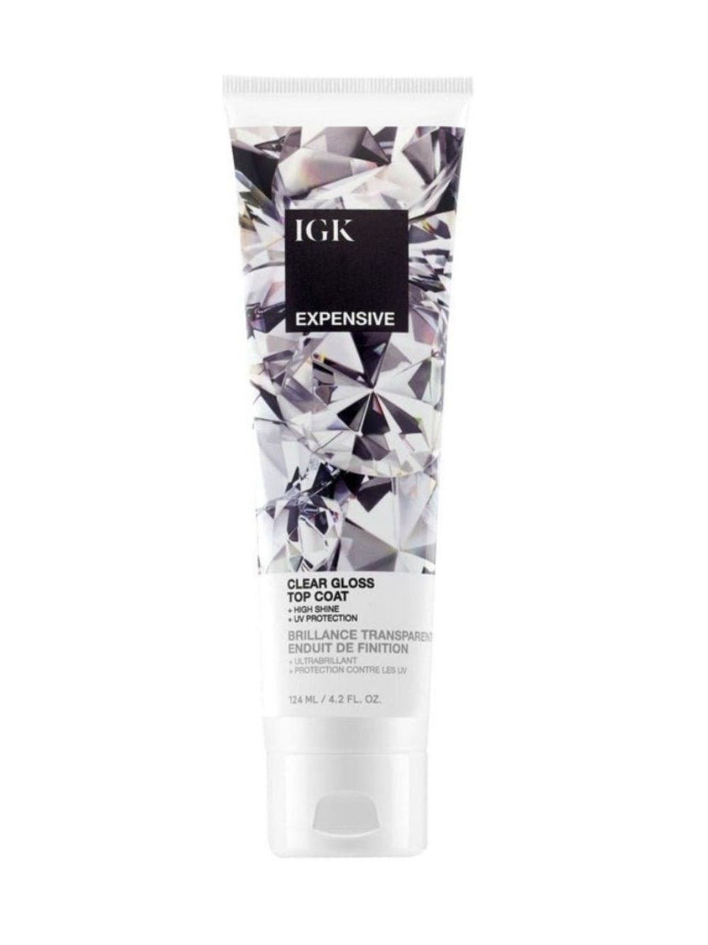 IGK Expensive Clear Gloss Top Coat - NEW